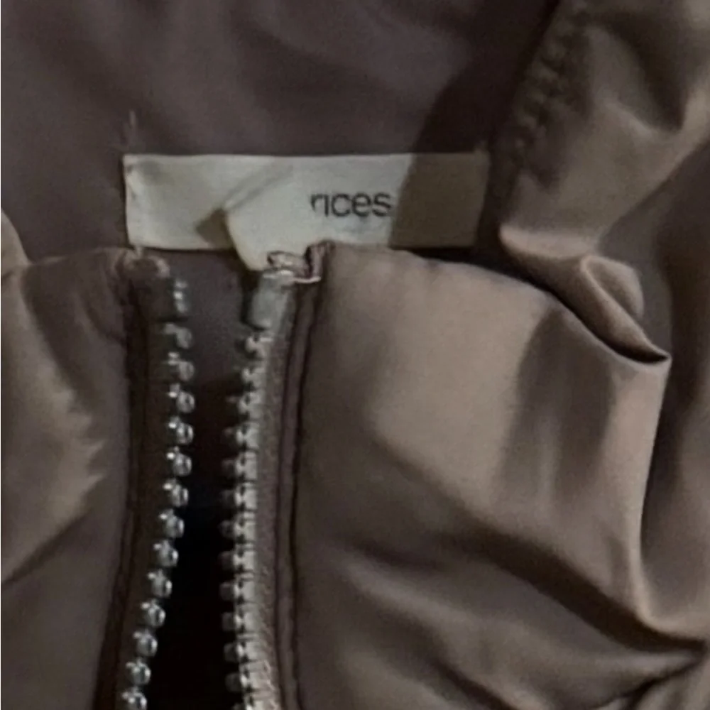 Maurices Quilted Vest in tan - Picture 2 of 2